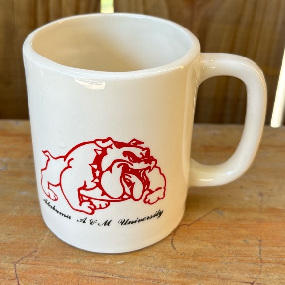 Vintage Alabama A&M University Bulldogs Ceramic Coffee Mug Size 10oz - Picture 1 of 6
